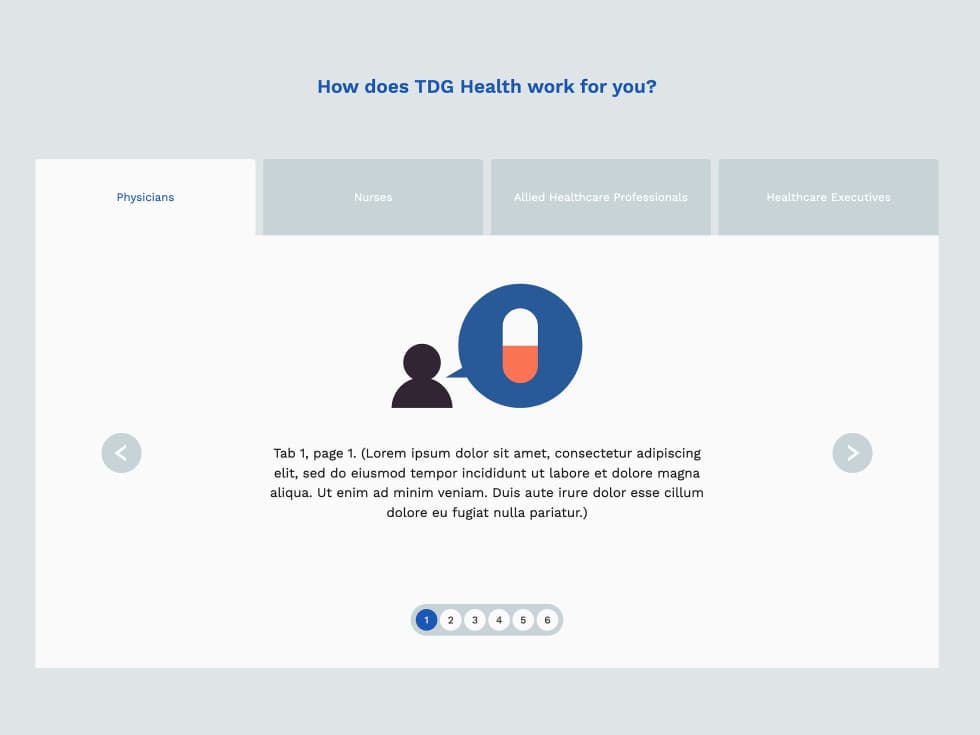 DocDelta tab interface